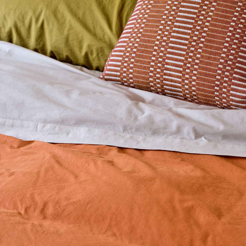 Percale Cotton Pillowcase in Ash Gray (Set of 2)